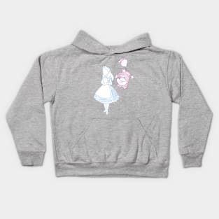 Version Minimalista "Alicia en el pais de las Maravillas" Kids Hoodie